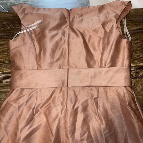 Alfred Sung Dress Women 18 Toasted Sugar Maxi Formal Event Long Gown. NWOT. 13 - Picture 7 of 7